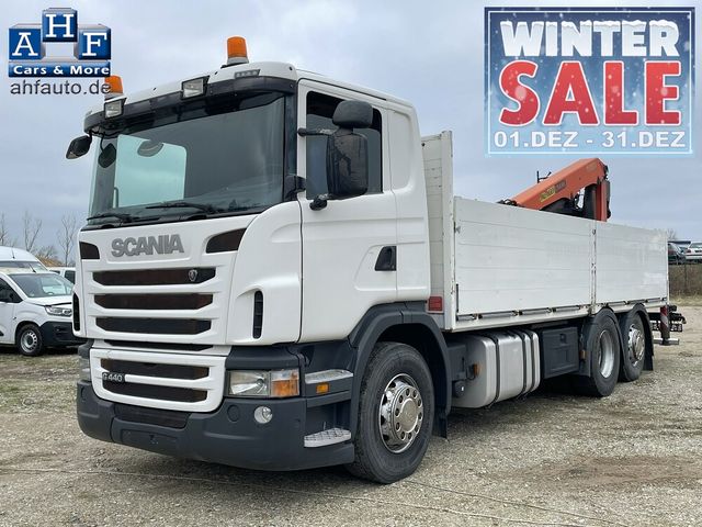 Scania G440 LB 6x2 HNA mit Ladekran Palfinger 