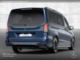 Mercedes-Benz V 300 d Lang AVANTGARDE+Allrad+AMG LINE+SchiebDa - : Blau, Van