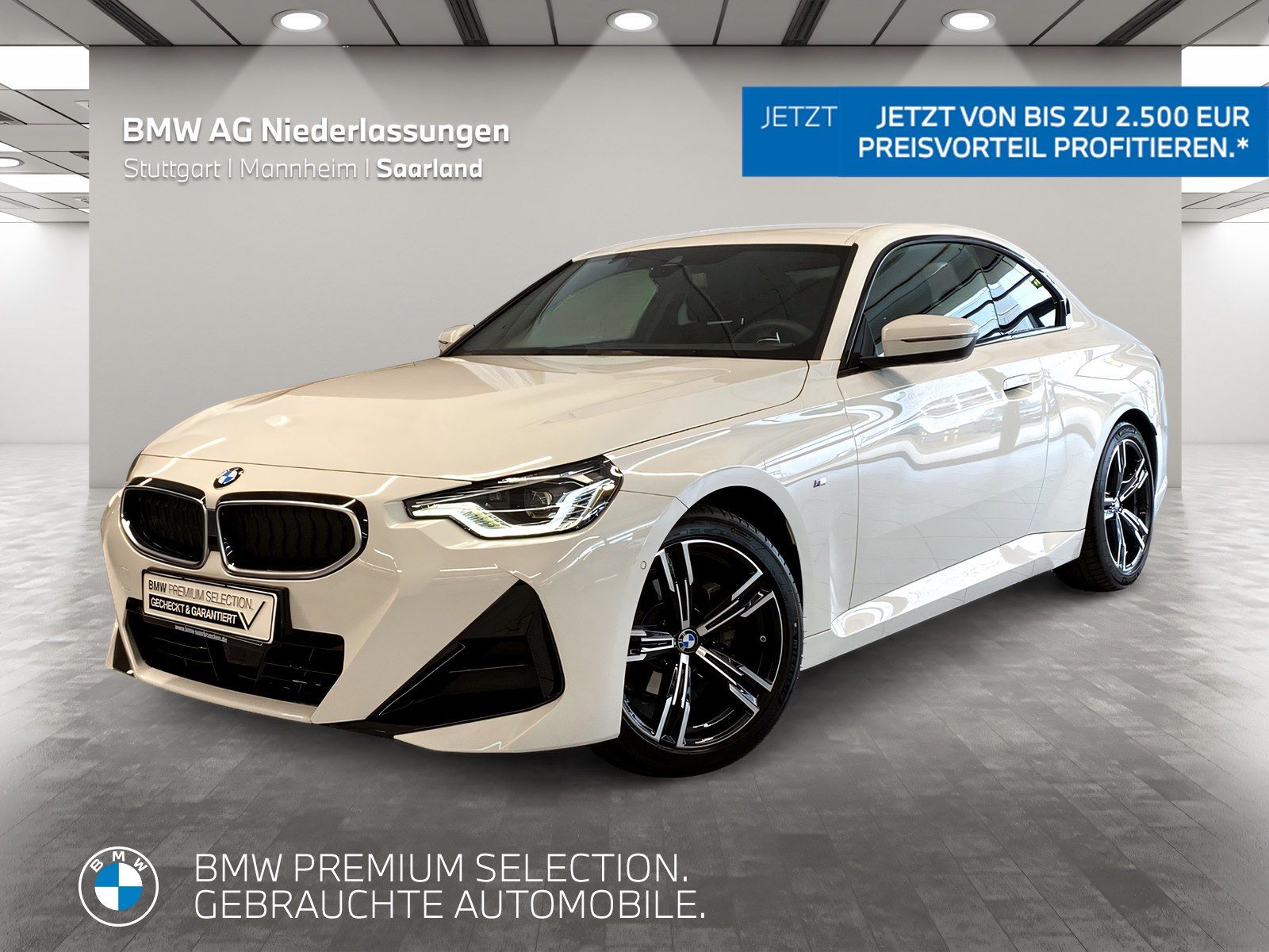 BMW 218i Coupé M Sport Navi Kamera HiFi LED Alarm