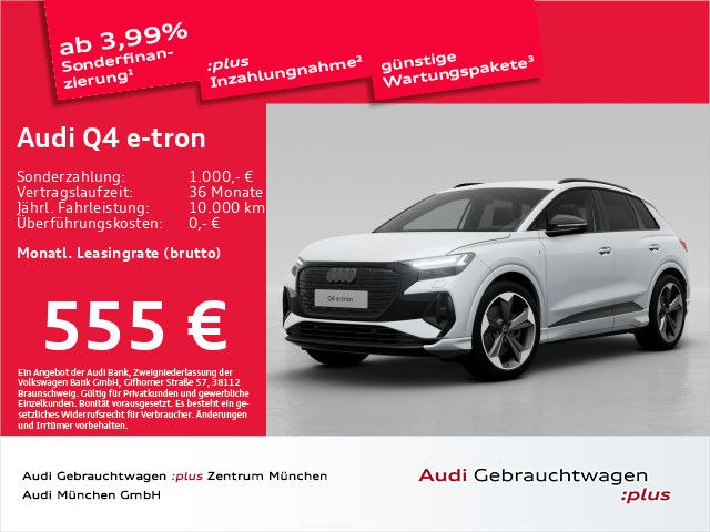 Audi Q4 e-tron 45 qu. S line Matrix/HUD/Navi+/Privacy