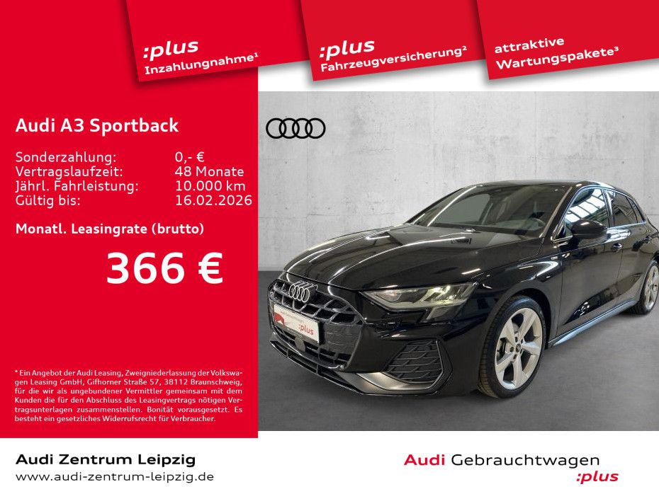 A3 Sportback 35 TFSI S line S tr. *HuD*Business*