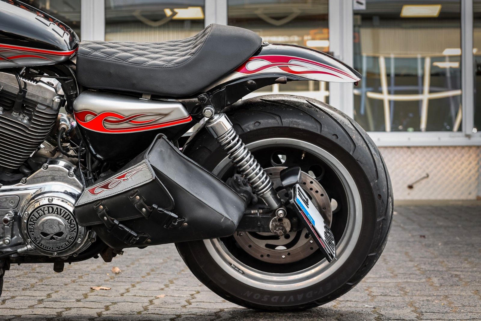 Fahrzeugabbildung Harley-Davidson XL1200L Cafe Racer Umbau -BSL 200er  Heckumbau--