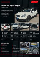Nissan Qashqai 2.0 Tekna Automatik Kamera Pano - gebrauchte Nissan Qashqai aus dem Jahr 2008