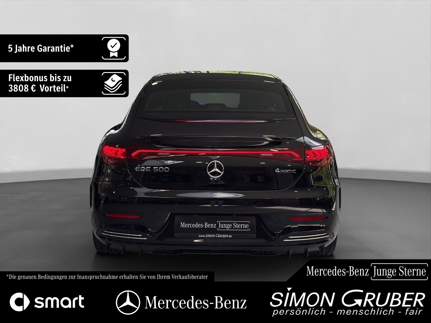 Fahrzeugabbildung Mercedes-Benz EQE 500 4M AMG Hyper Airmatic HUD Burm Mod 2025