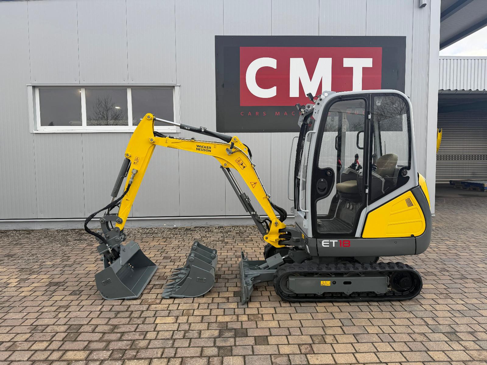 Wacker Neuson ET18 *Kabine*2022*437BH*SW HS01*3xLöffel