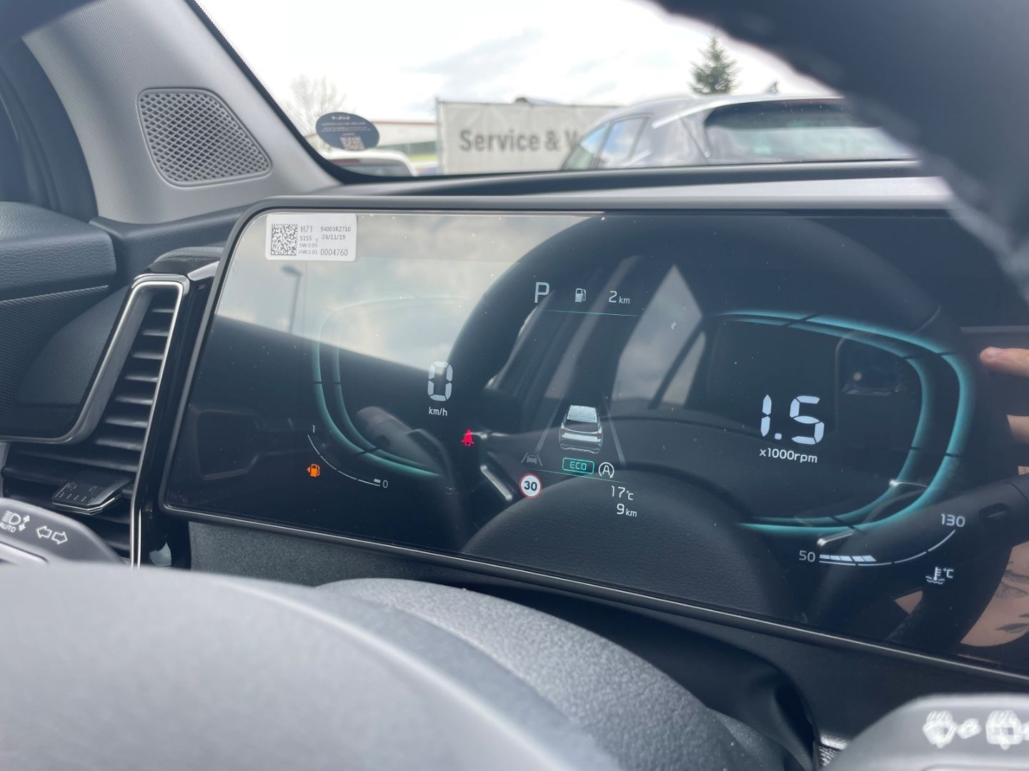 Fahrzeugabbildung Kia Sportage Vision MildHybrid LED Verkehrszeichener