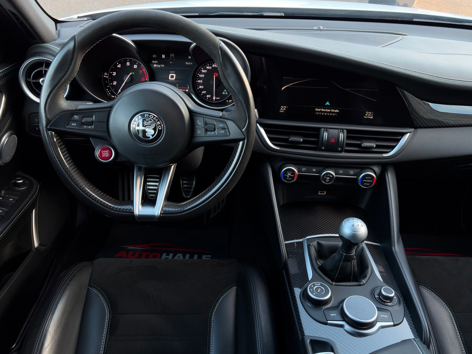 Fahrzeugabbildung Alfa Romeo Giulia Quadrif 2.9 510 Sparco Carbon Schale H&K