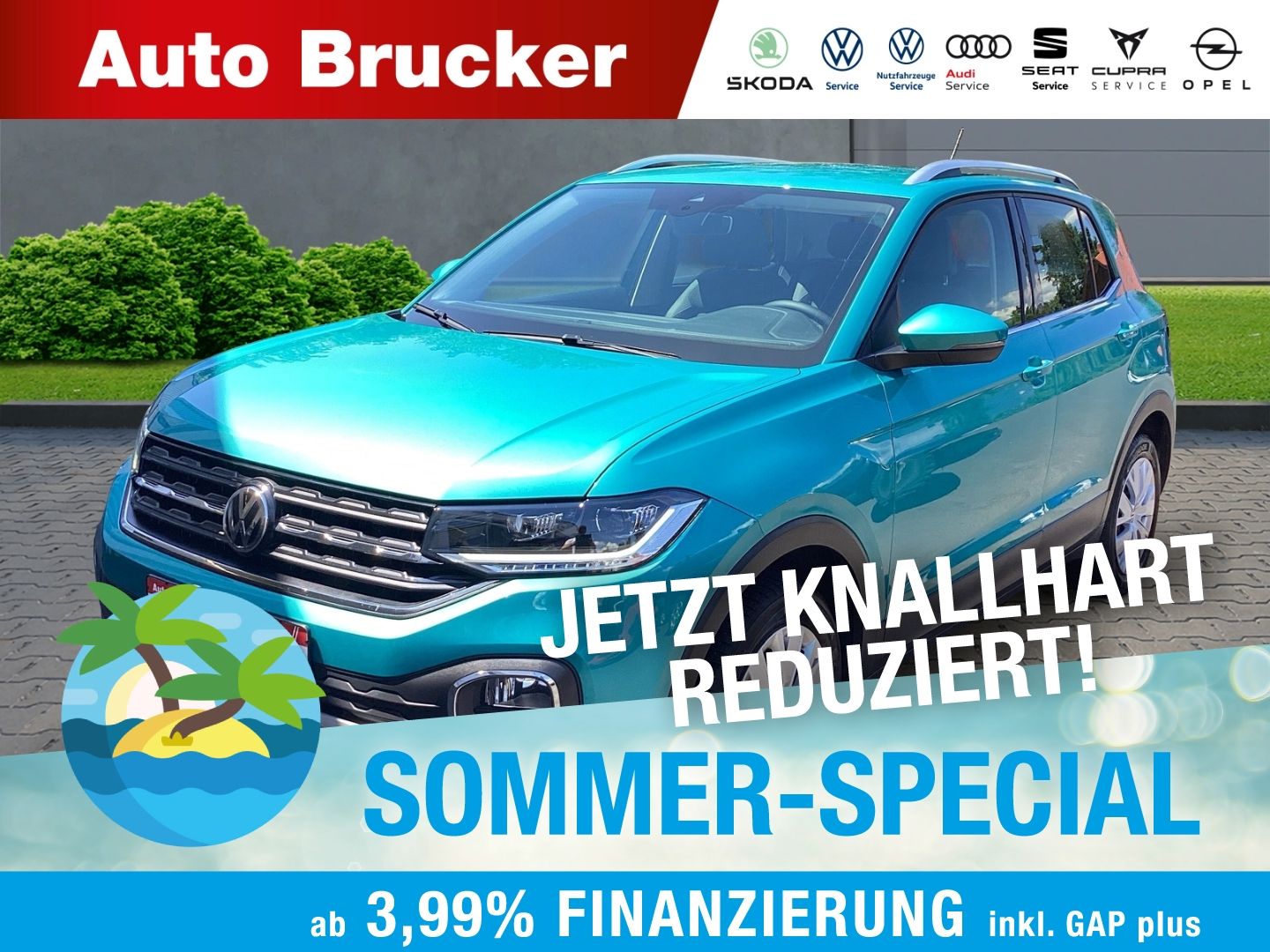 VW T-Cross Style+Alufelgen+Navi+Klimaautomatik+Sitz