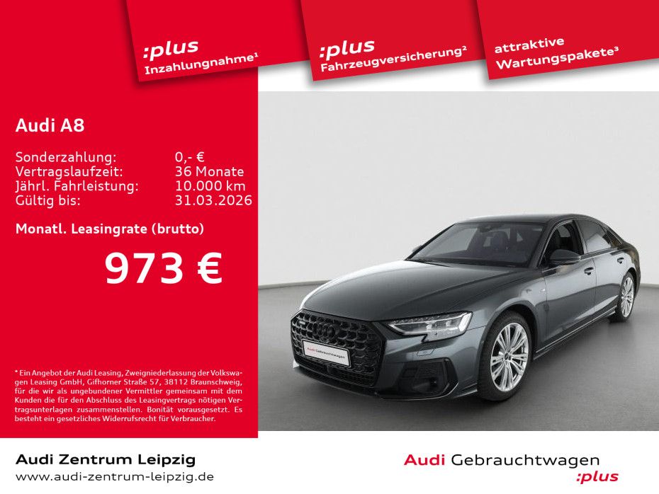 Audi A8 50 TDI *S-line*dig.-Matrix*AIR*AHK*Pano*HuD*