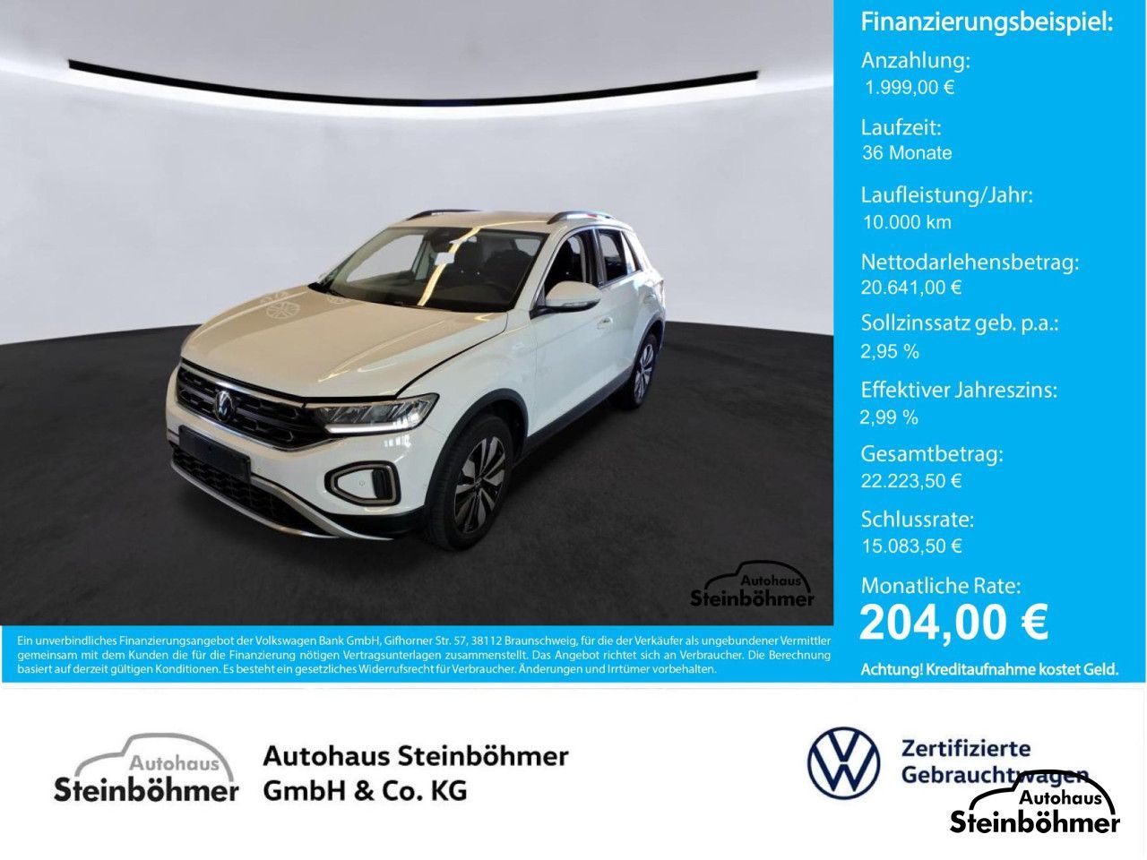 Volkswagen T-Roc MOVE 1.5TSI DSG LED ACC NAV SHZ AppCon