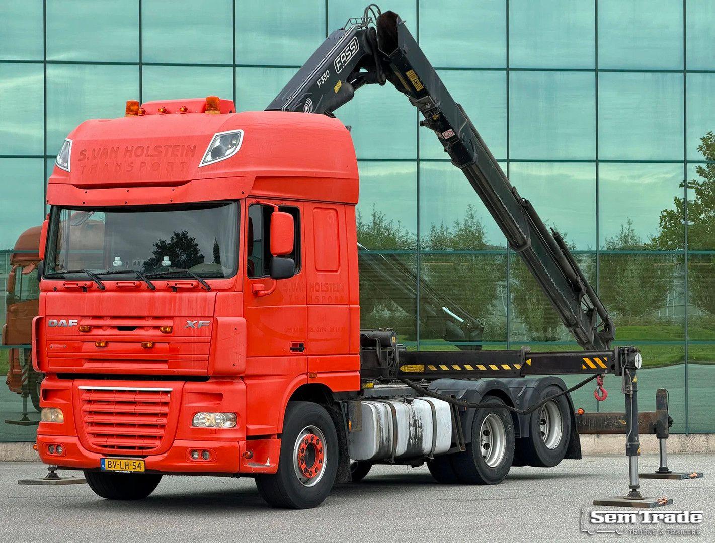 DAF XF 105 FTS SSC EURO 5 6X2 FASSI F330D.25 33 TON/
