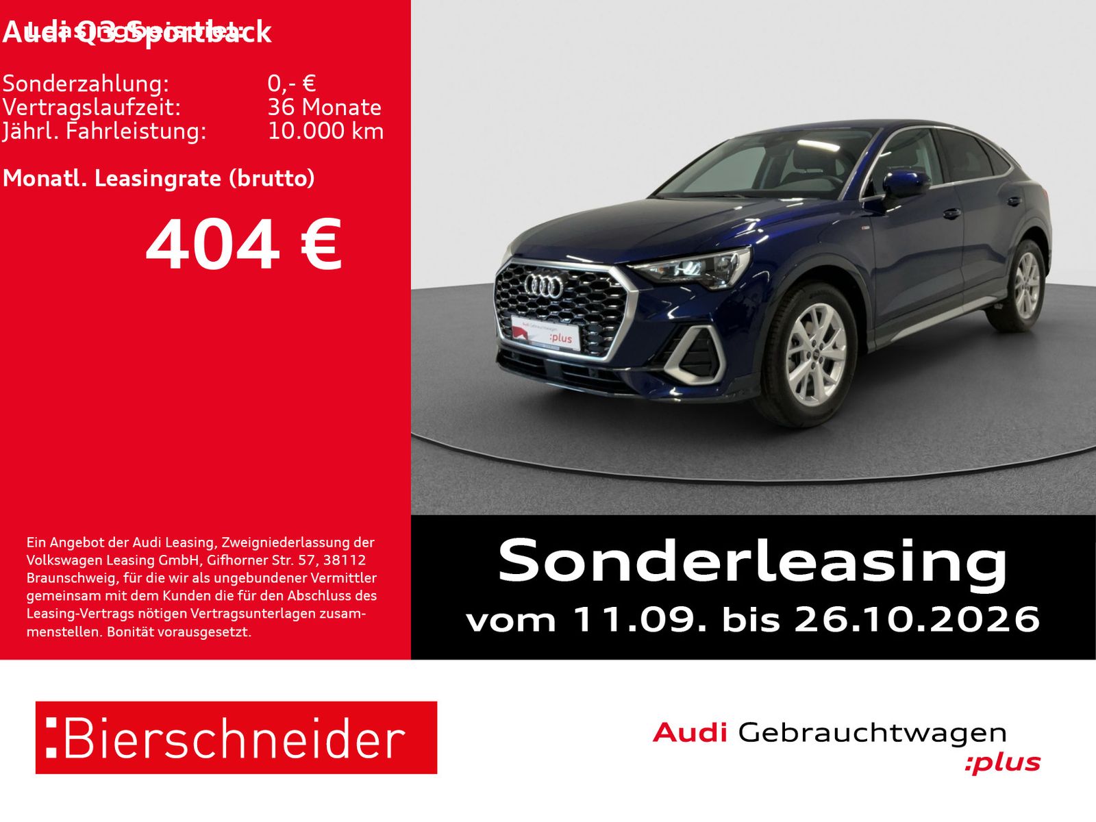Audi Q3 Sportback 35 TFSI S-Line AHK LED NAVI ACC imagem 2