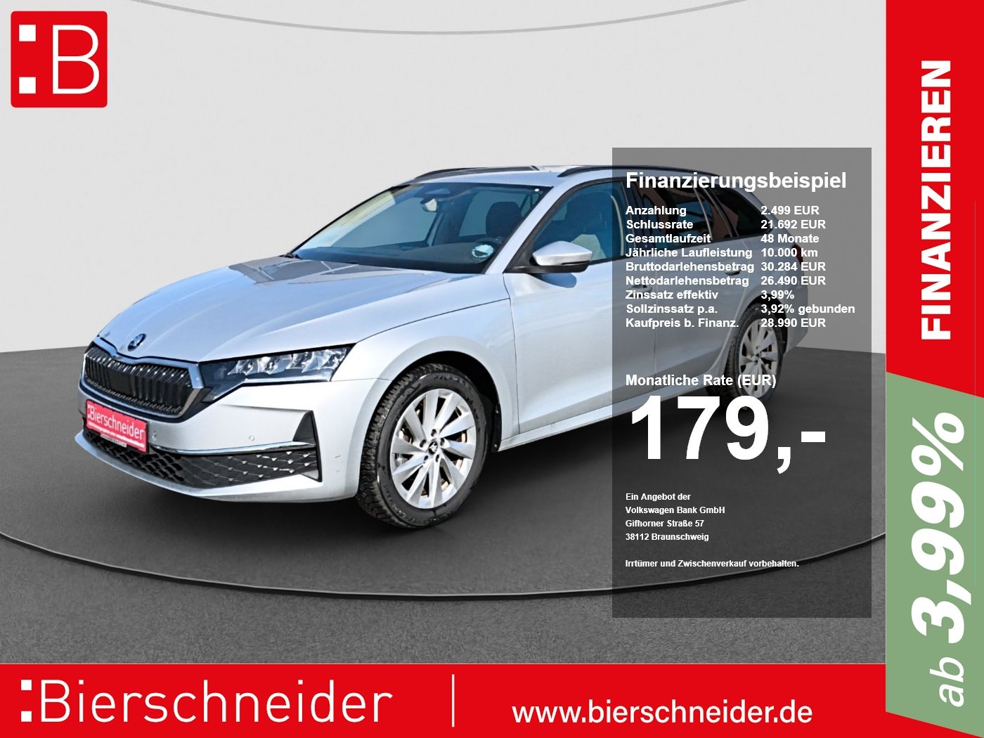 Skoda Octavia Combi 2.0 TDI DSG Selection AHK RFK ACC