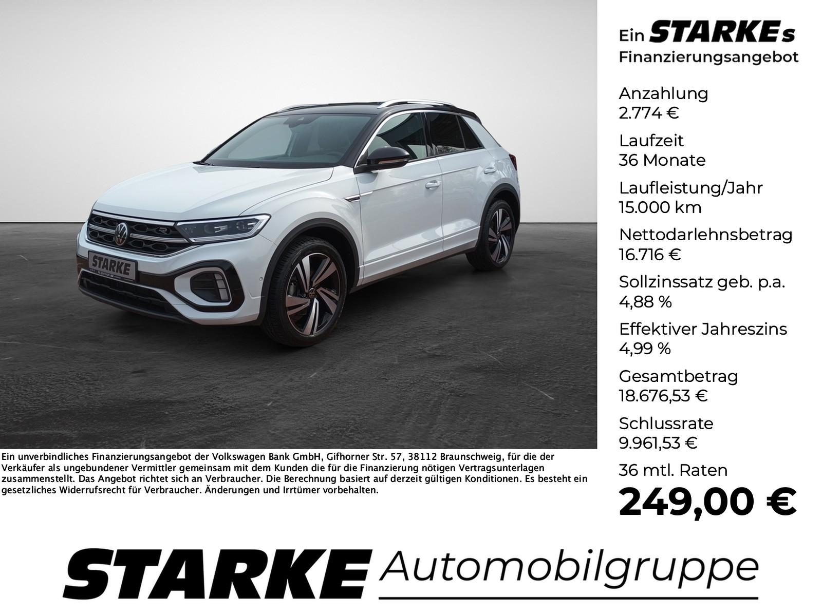 Volkswagen T-Roc 1.0 TSI R-Line  Standheiz LED PDC LM Tempo