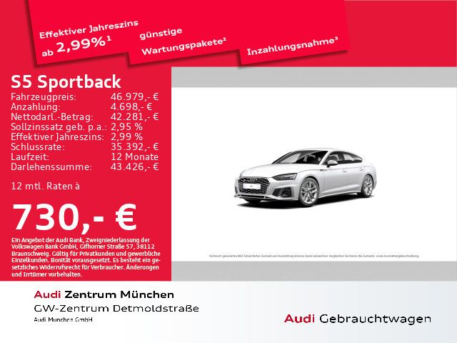 Audi S5 Sportback TDI tiptr. Matrix/Navi+/GRA