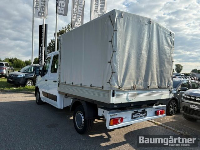 Fahrzeugabbildung Renault Master DoKa dCi 135 3,5t L2H1 Pritsche/Plane - mit KI generiert/bearbeitet