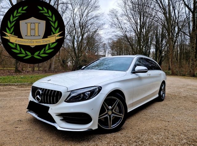 Mercedes-Benz C 250 AMG Line Burmester  LED Leder Navi SH