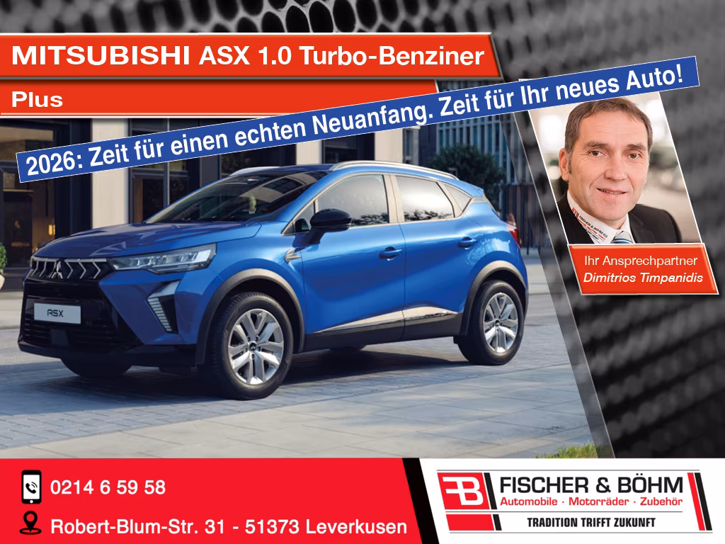 Mitsubishi ASX 1.0 Turbo-Benziner Plus