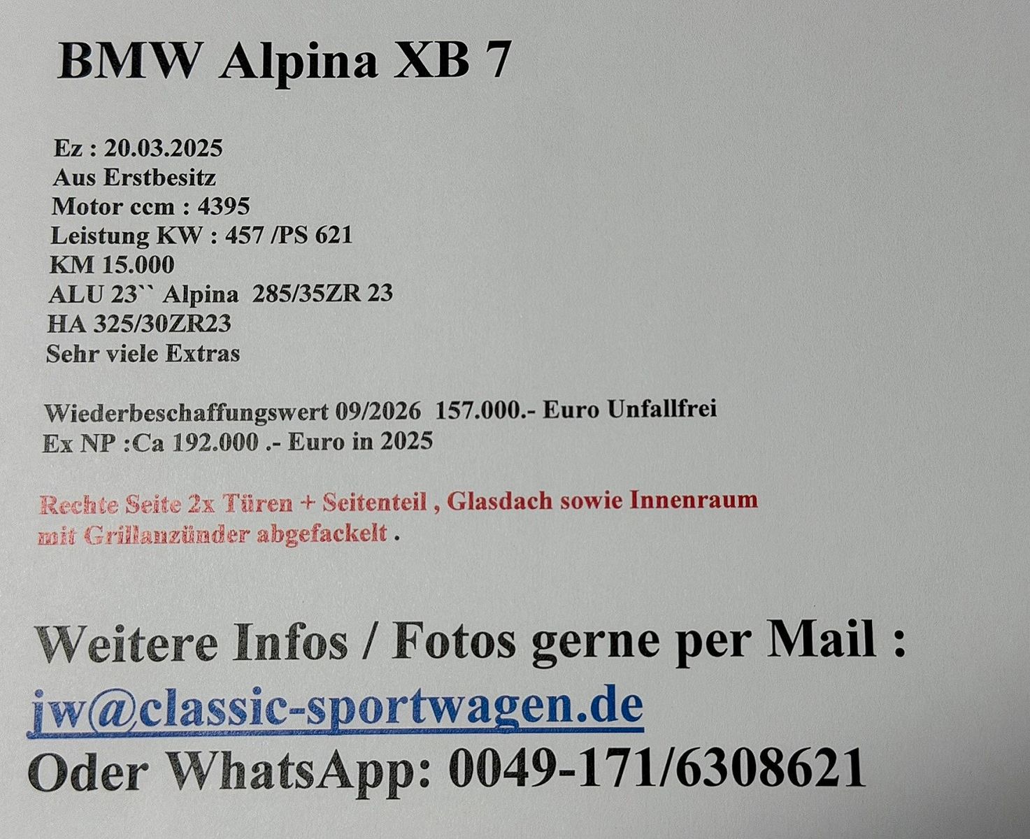 ALPINA XB7  2025 imagem 3
