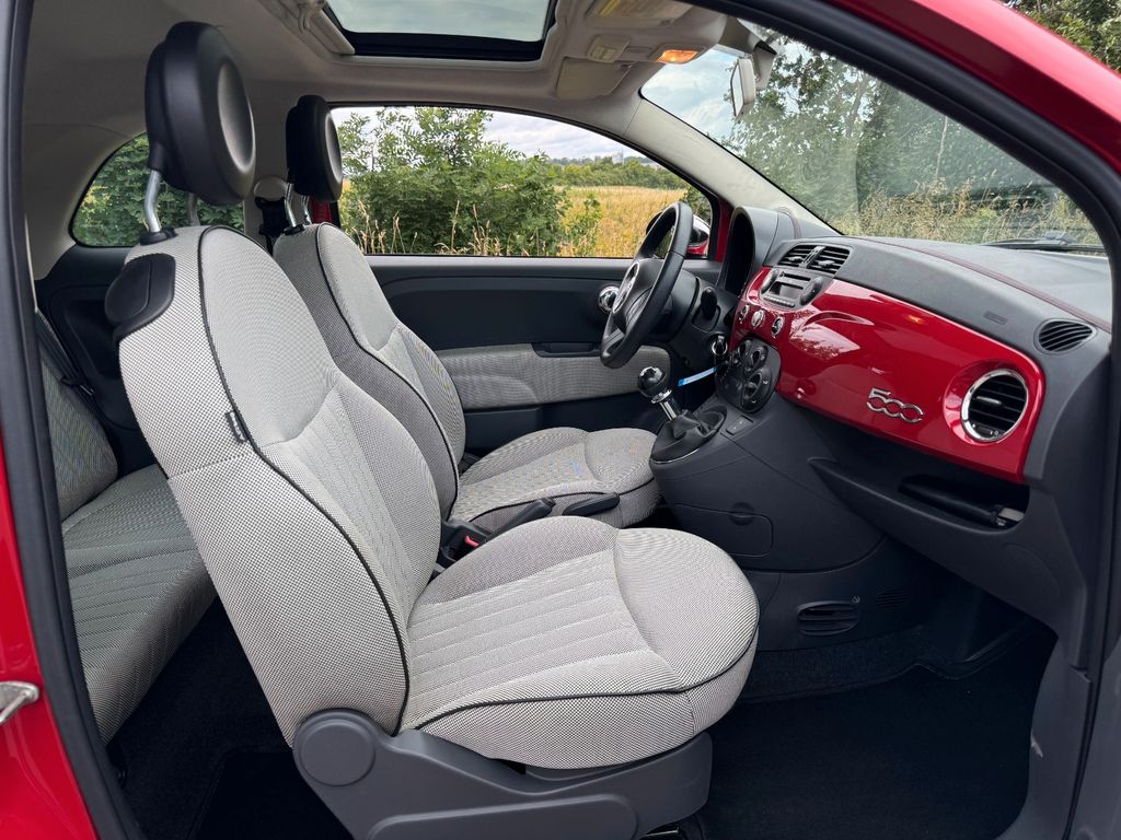 Fiat 500 Lounge, Panorama,Klima,1.Hand