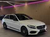 Mercedes-Benz C 400 T 4Matic*AMG LINE*BURMESTER*PANO*HuD*AHK* - weiße Mercedes-Benz C 400