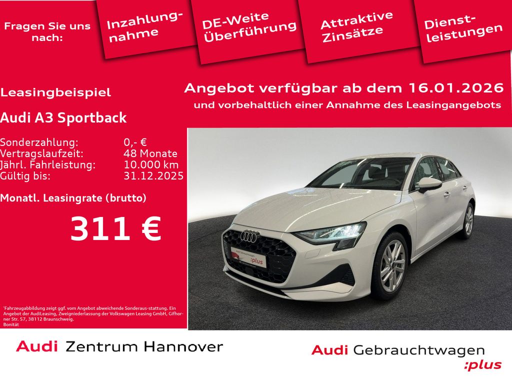 A3 Sportback advanced 30 TDI AHK virtual Navi