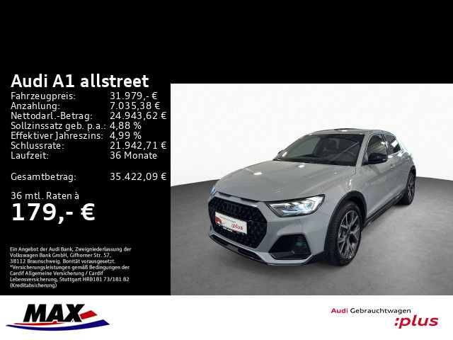 A1 allstreet 1.5 TSI S LINE LED+SONOS+KAMERA+NAV