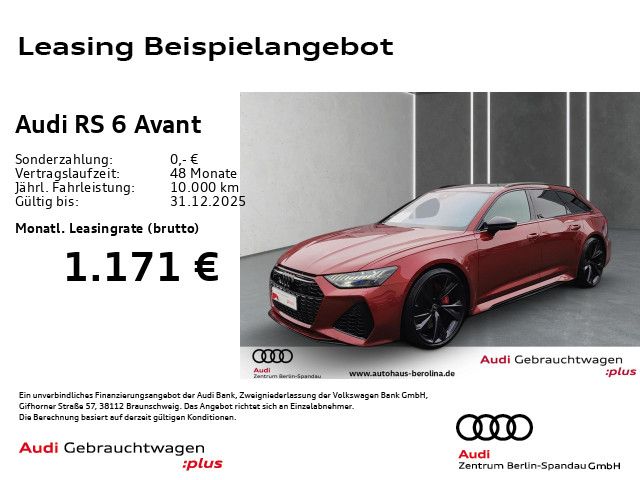 Audi RS6 Avant *PANO*StdHz*HD-MATRIX*HuD*B&O*RS-AGA*