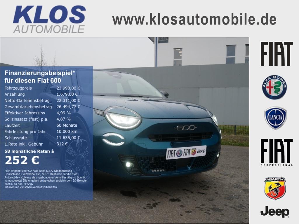 Fiat 600 HYBRID ICON 1.2 110 PS DCT6 KOMFORT NAVI KAM