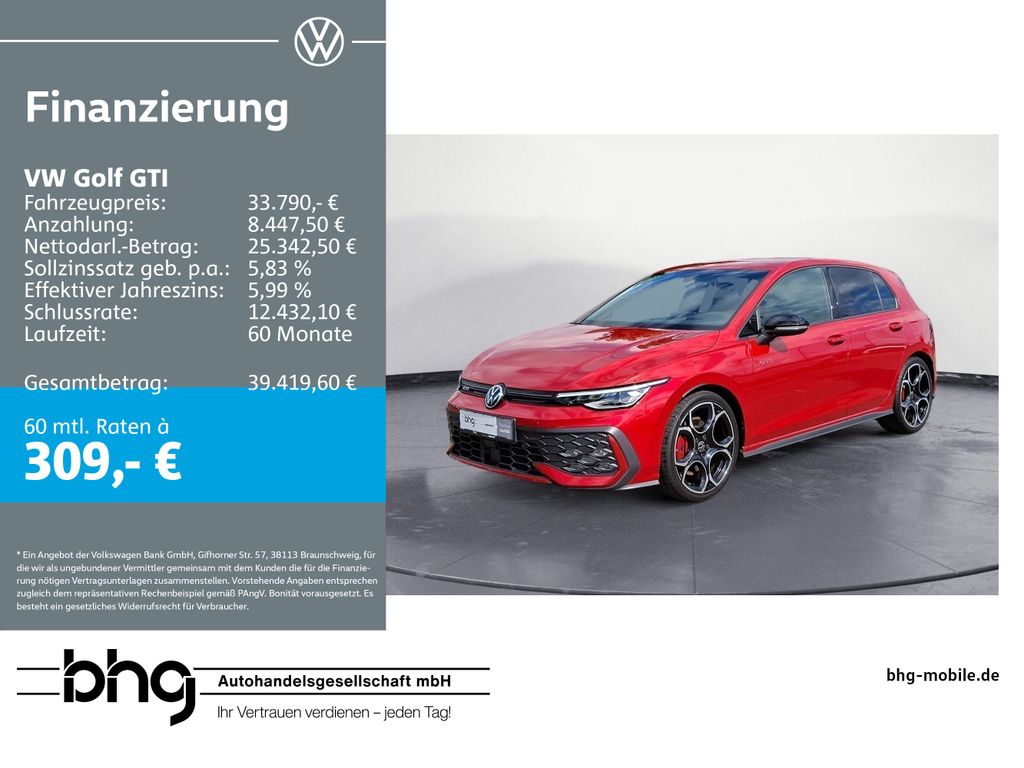 Golf GTI 2.0 TSI OPF DSG BlackStyle DCC HUD Navi