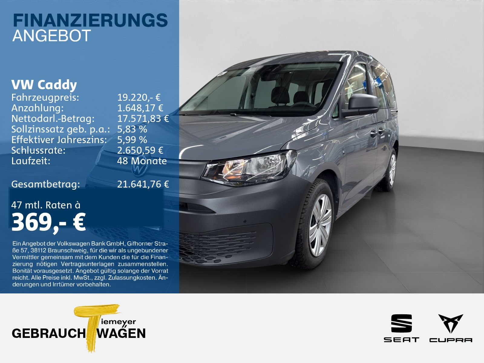 VW Caddy TDI LICHT+SICHT NAVI FLÜGELTÜREN