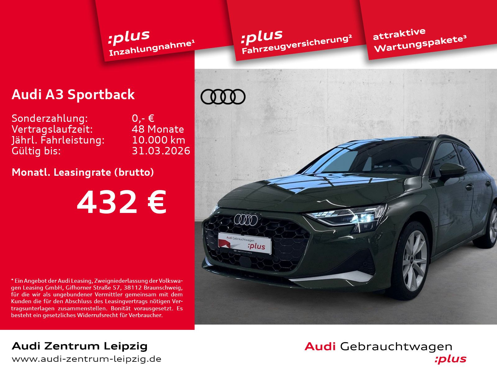 Audi A3 Sportback 30 TFSI advanced S tronic *LED*Navi