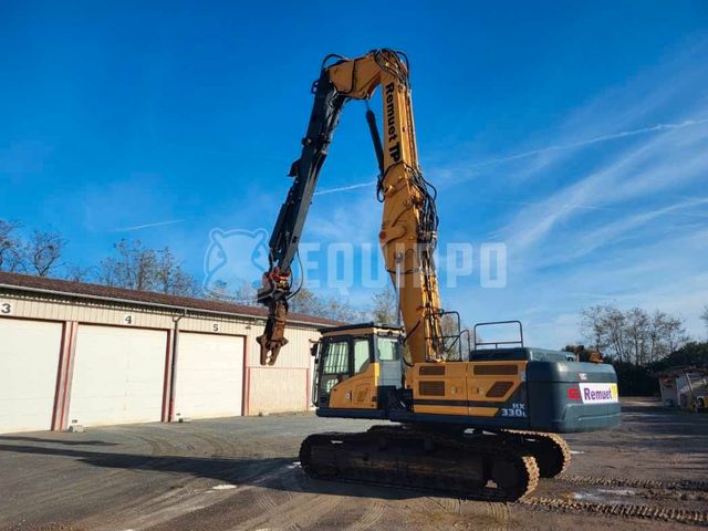 Hyundai HX330L Abbruchbagger mit Longfrontausleger, Stan