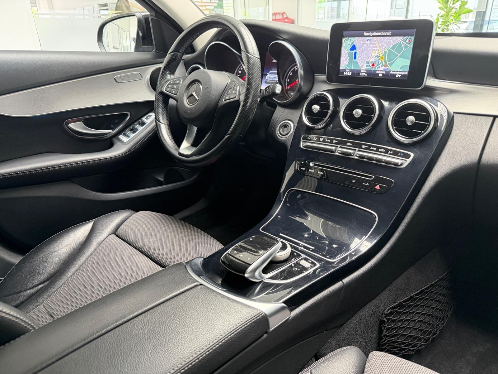 Mercedes-Benz C 200 T 4M AUTOMATIK+NAVI+TEILLEDER+LED+ALU+TÜV+