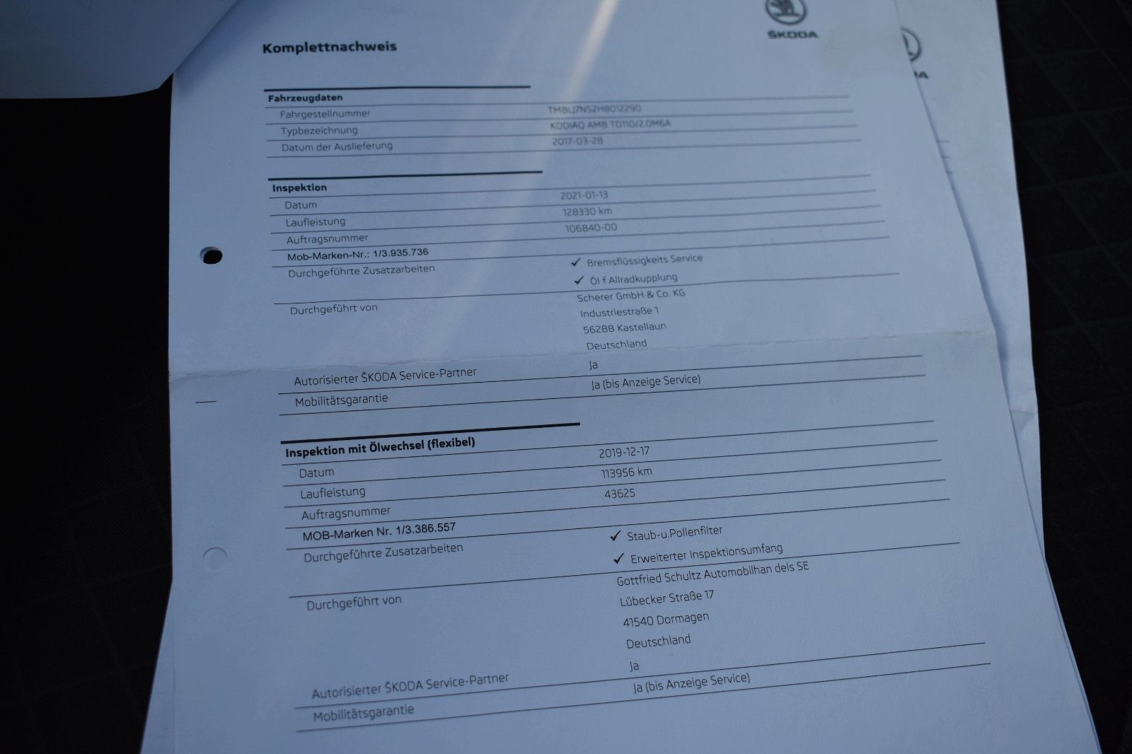 Fahrzeugabbildung SKODA Kodiaq Ambition 4x4