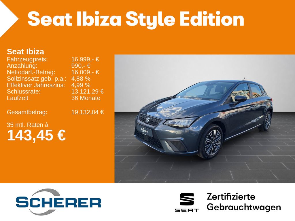 Ibiza Style 1.0 TSI Full Link LED Scheinwerfer S