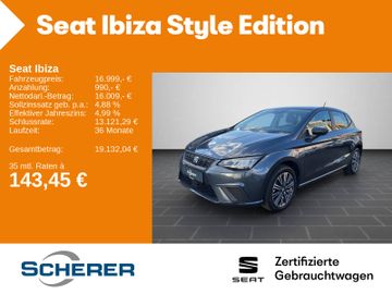 Seat Leasingangebot: Seat Ibiza Style 1.0 TSI Full Link LED Scheinwerfer S