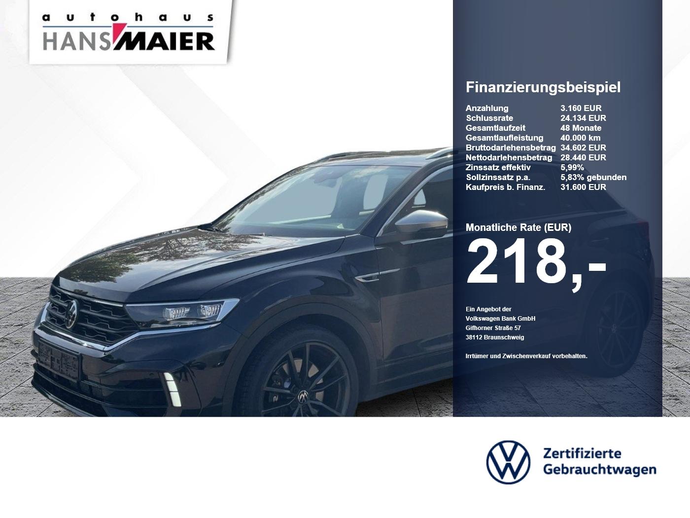 Volkswagen T-Roc R 4M DSG AHK Navi DCC Leder Pano beats Kam