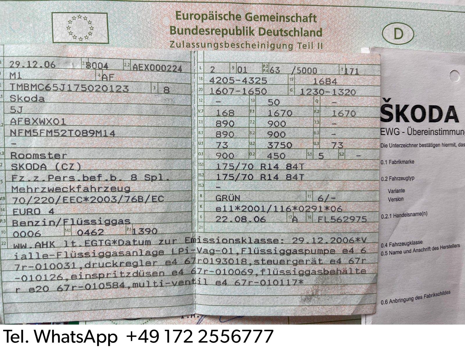 Skoda Roomster 2006 — photo 15