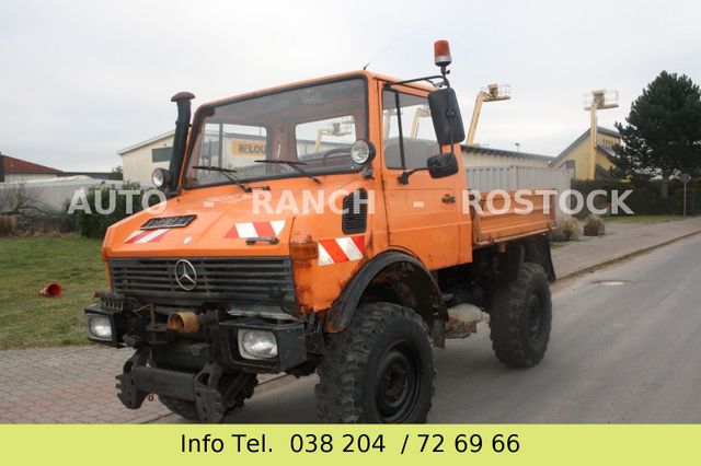 Unimog U1000 424 4X4 3seiten Kipper+Schiebeschild+Zafw