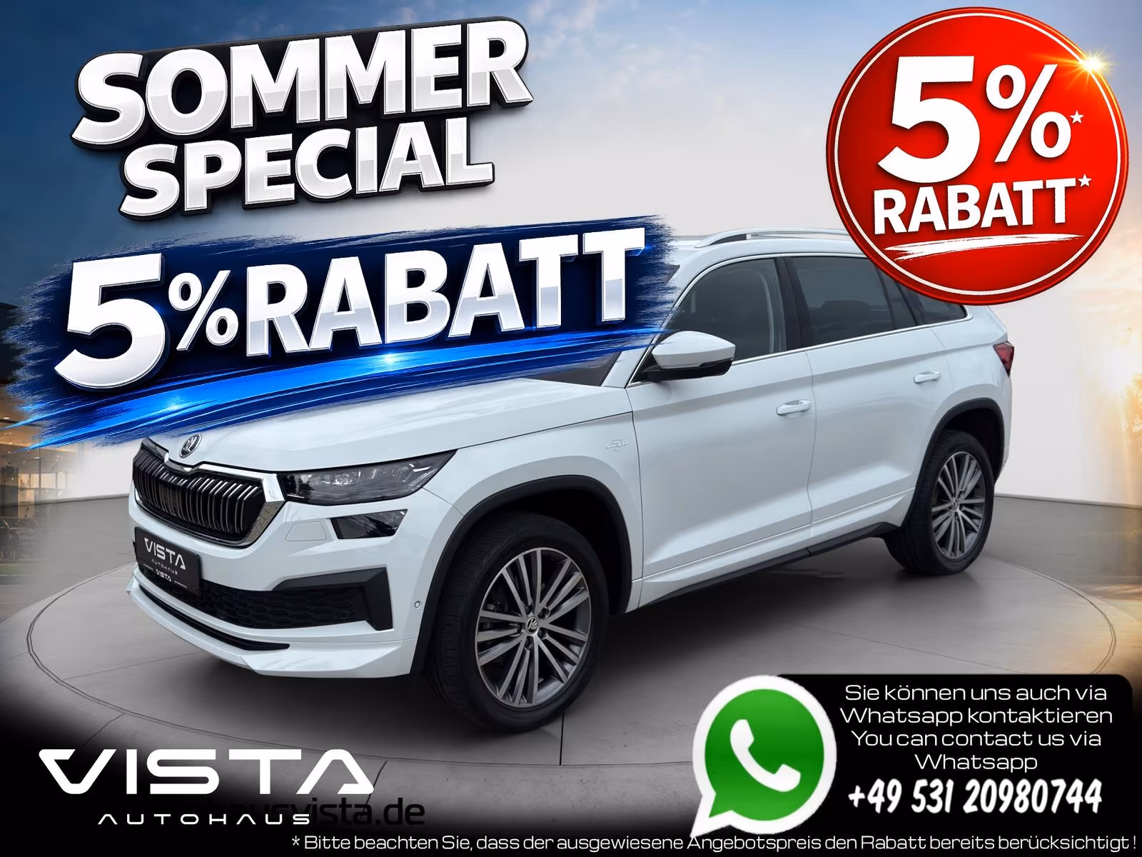 Skoda Kodiaq L&K 4×4*AHK*KESSY*APP-CAR*ACC*MATRIX*VIRT