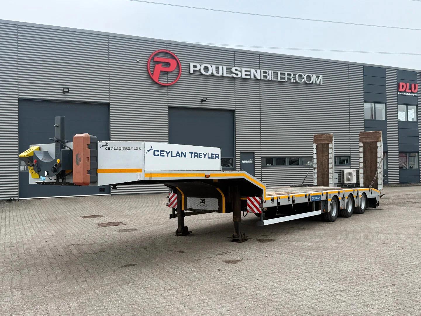 Andere Ceylan Treyler 3-axle Machinery trailer with ram
