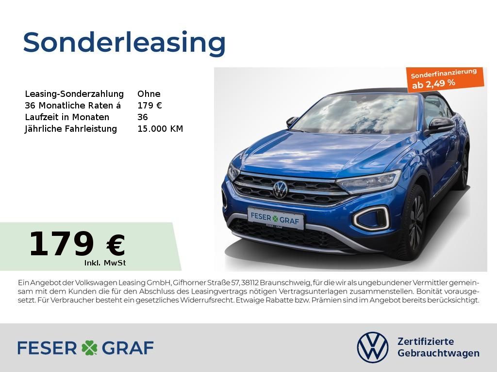 Volkswagen T-Roc Cabrio Goal 1.0 TSI Navi Kamera LED SiHz