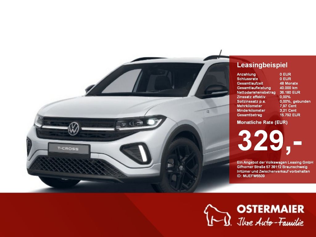 Volkswagen T-Cross R-Line 1.5TSI 150PSDSG 5J-GARANTIE,IQ.LI
