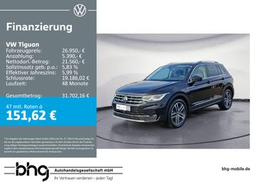 Volkswagen Leasingangebot: Volkswagen Tiguan 2.0 TDI SCR DSG Elegance MatrixLED Travel