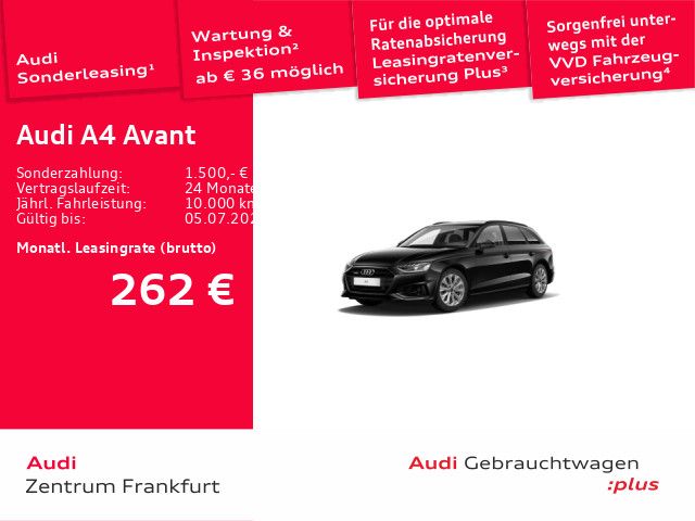 Audi A4 Avant 45 TFSI quattro S tronic advanced LED D