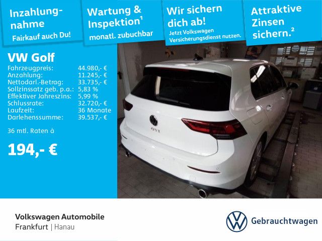 Volkswagen Golf VIII 2.0 TSI DSG GTI Navi LED Scheinwerfer