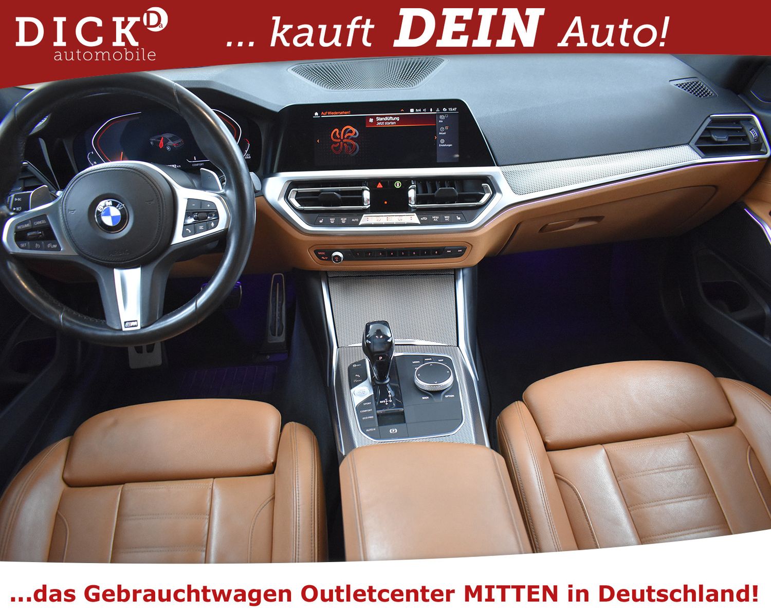 BMW 330d Sport Aut M PAKET+PANOR+PROF+VIRTU+LED+SHZ+ - Image 8