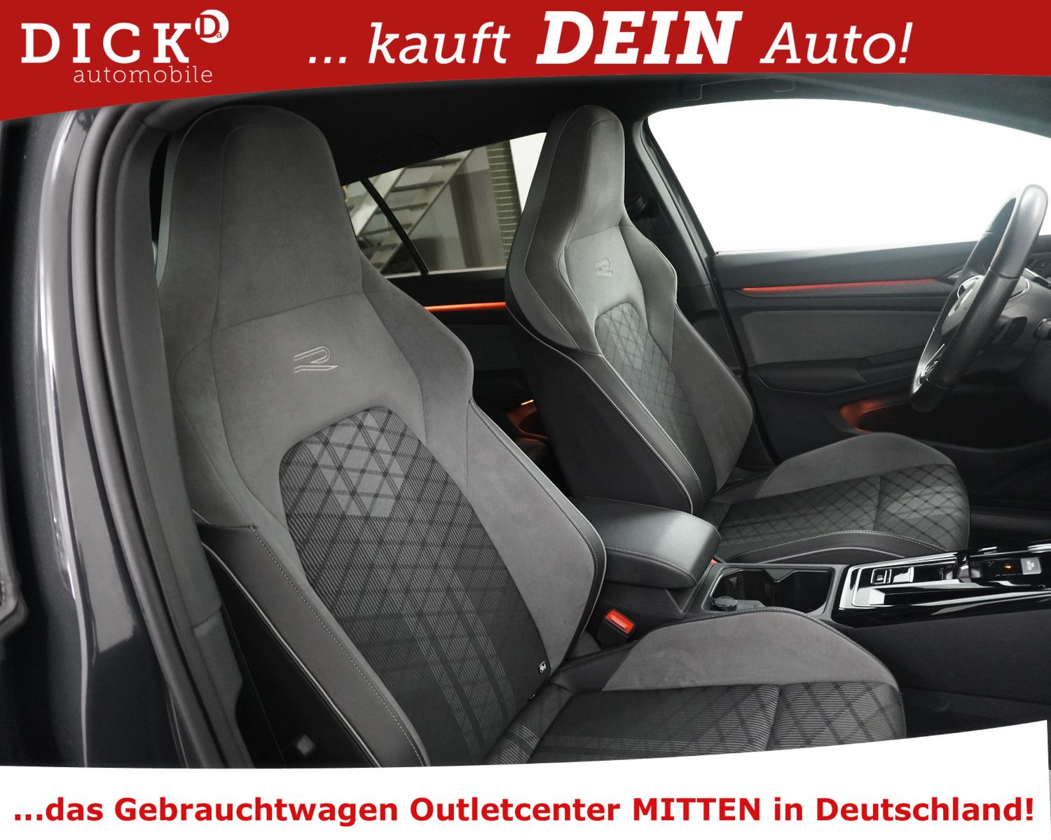 Fahrzeugabbildung Volkswagen Golf VIII Va 2.0 TSI 2X R-Line NAVI+LED+SHZ+KAM+