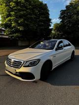 Mercedes-Benz Mercedes S63 AMG lang kaschmirweiß magno Metalli - gebrauchte Mercedes-Benz S 63 AMG aus dem Jahr 2018
